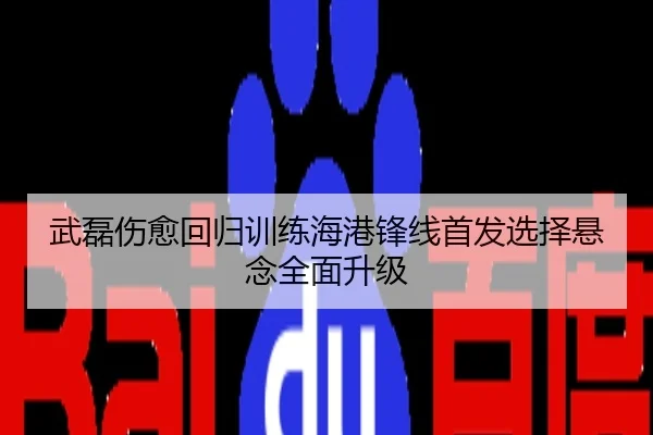 武磊伤愈回归训练海港锋线首发选择悬念全面升级